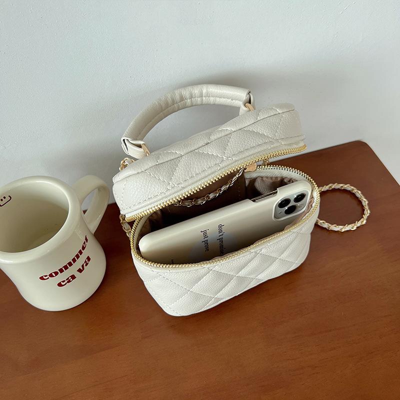 Large Mini Bag Rhombus Xiaoxiangfeng 2025 Spring and Summer New Product Portable Chain Bag Versatile One Shoulder Crossbody Small Bag