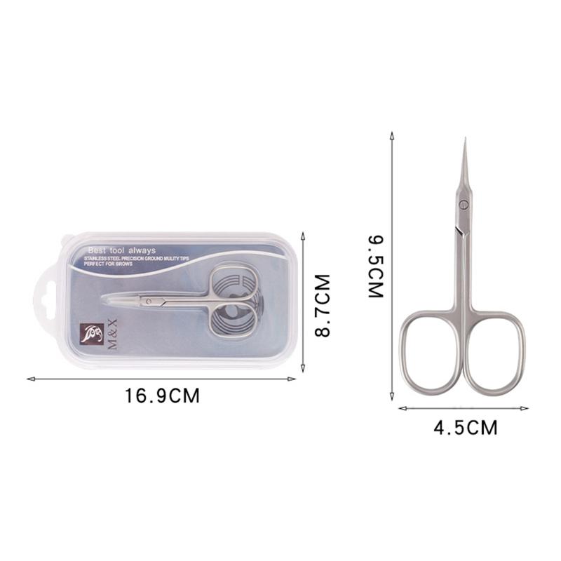 Frumusețea unghiilor Foarfece pentru cuticule Dispozitive de tăiat unghii Vârf curbat din oțel inoxidabil Dispozitiv pentru îndepărtarea pielii moarte Manichiură