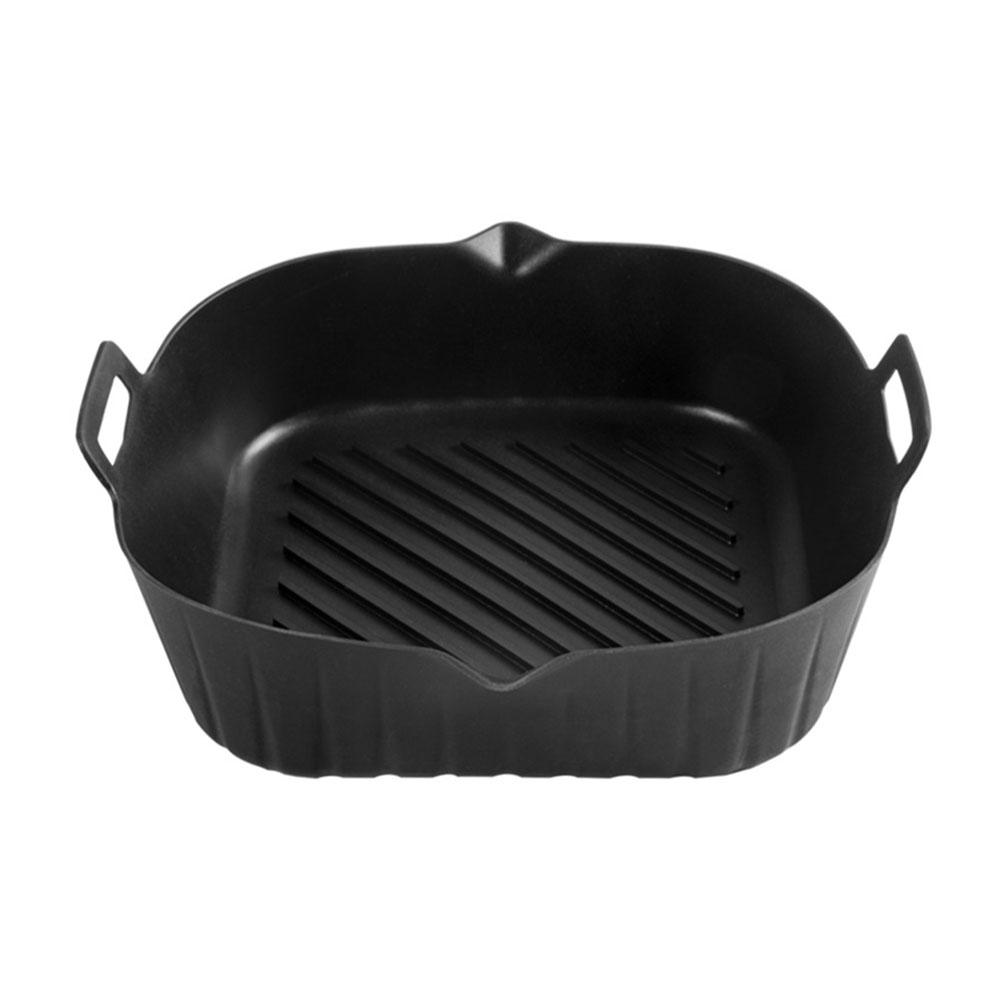 

Air Fryers Basket Waterproof Air Fryer Silicone Pot Heat-insulation Multi-function Tools for Home Kitchen Oven Steamer Cooker