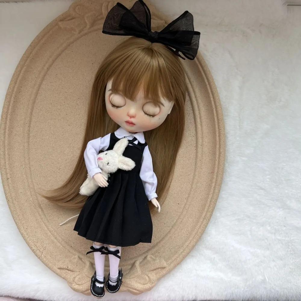 blythe doll clothes OB22 OB24 Azone Dress Blythe Doll Fashion Black Set Dress Up Doll Toy Elegant Cute Accessories Girl Gifts