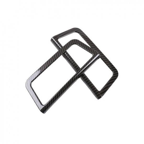 For Range Rover Evoque - Carbon Fiber Tailgate Door Handle Frame Trim 2X