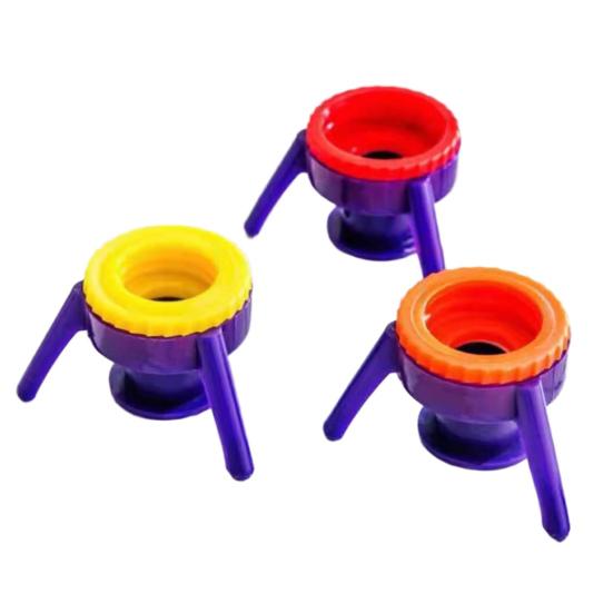 

3 шт. Подставка-диспенсер для перевернутых бутылок на 3 ножках для шампуня, лосьона, кухонных приправ, быстрый кухонный диспенсер для жидкостей Sets