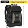 Multifunctional Canvas Tool Backpack for Electricians and Woodworkers