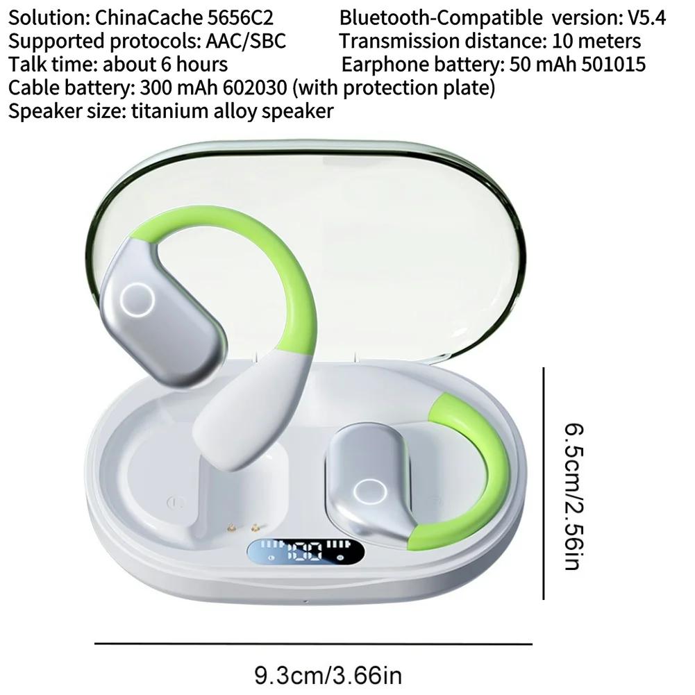 3-in-1 Language Translation Device Real-Time Translation Earbuds 144 Language & Accent Wireless Open-Ear Headphones for Learning