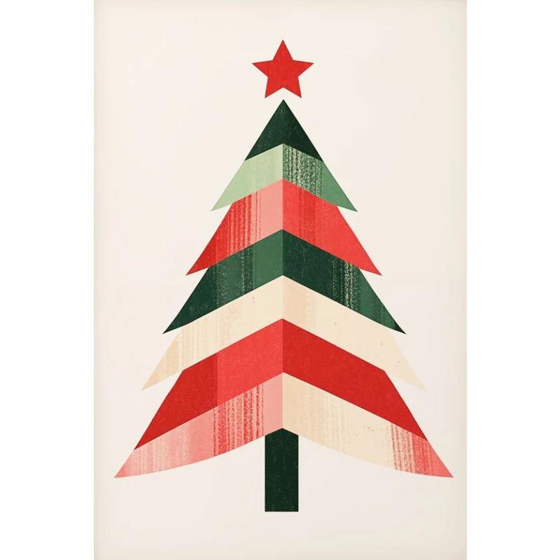 Winter Christmas Wall Art Poster Home Bedroom Living Room Decoration Canvas Painting Christmas Party Decoration Gift Posters