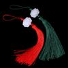 Chinese Retro White Jade Lotus Tassel Fringe Diy Alloy Craft Tassel Accessories