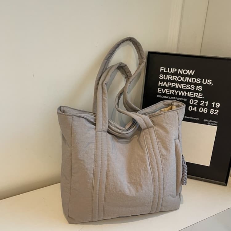 Women's Large Capacity Nylon Tote Bag Handbag