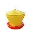 1Pcs Heavy Duty Plastic Poultry Feeder Rainproof Lid Anti Spill Design For Backyard Chicken Coops Small Farms