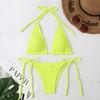 Two-piece Swimsuit, Neon Bikini, Tied, Sexy, M Two-piece Swimsuit, Neon Bikini, Plus Size, Top and Bottom Set, XL
