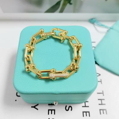Everyday Elegant Bracelet Tension Set 0.3ct Zircon Suitable for Sensitive Skin