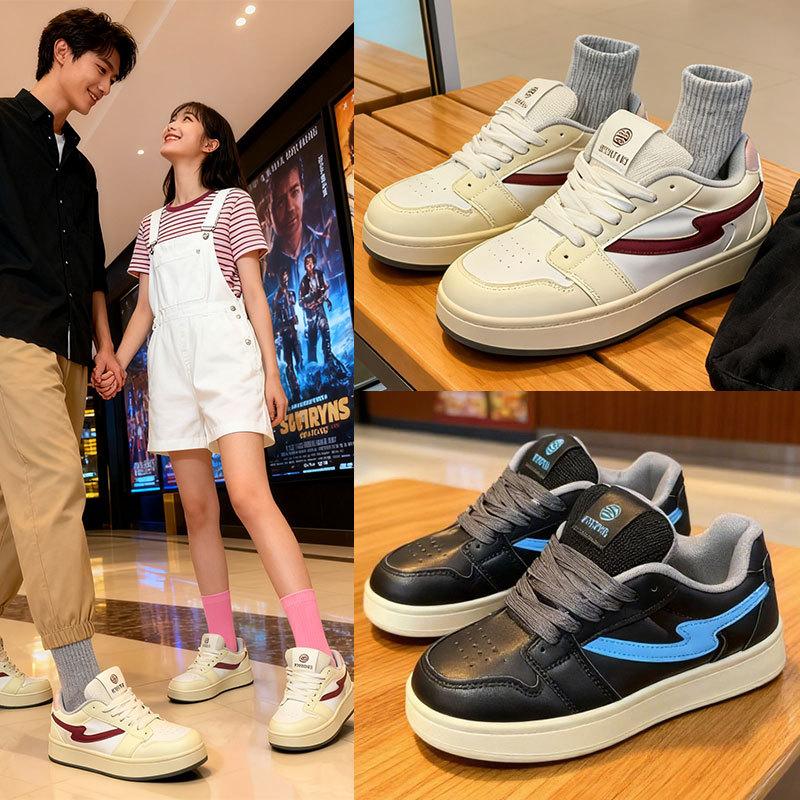 Retro Niche Breadboard Shoes Women Ins Autumn New Student Versatile Sports and Leisure Shoes