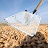 Heavy Duty Soil Sifter Tool Rustproof Stainless Steel Construction Sieve Shovel For Efficient Gardening And Farm Use