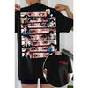 Skz Run It Graphic T-Shirt Streetwear Oversized Y2k Kpop Merch Short Sleeves Casual Loose Harajuku Hip Hop Female Male Clothing