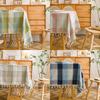 Table Cloth Plaid Waterproof Oil -Proof No -Wash Rectangular Tablecloths Wedding Elegant Table Clothes For Dining Table