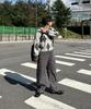 Maglia Argyle a V CUZNELLO Blend_Carbone