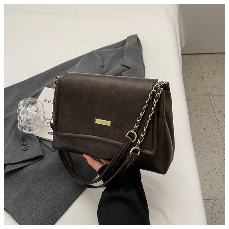 Tasche mit großem Fassungsvermögen Modische und Nischen-Damentasche Hochwertige Kette Einzelschultertasche Umhängetasche Tragetasche