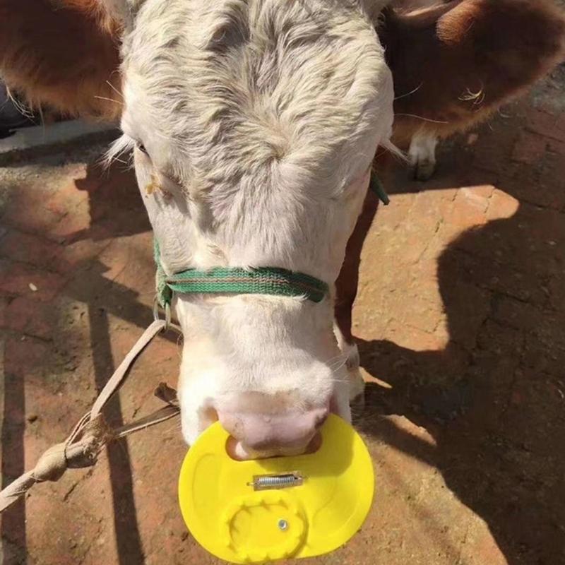Adjustable Calf Nose Rings Set Of 10 Secure Comfortable Design For Smooth Weaning Process In Calves And Cattle Farm Use