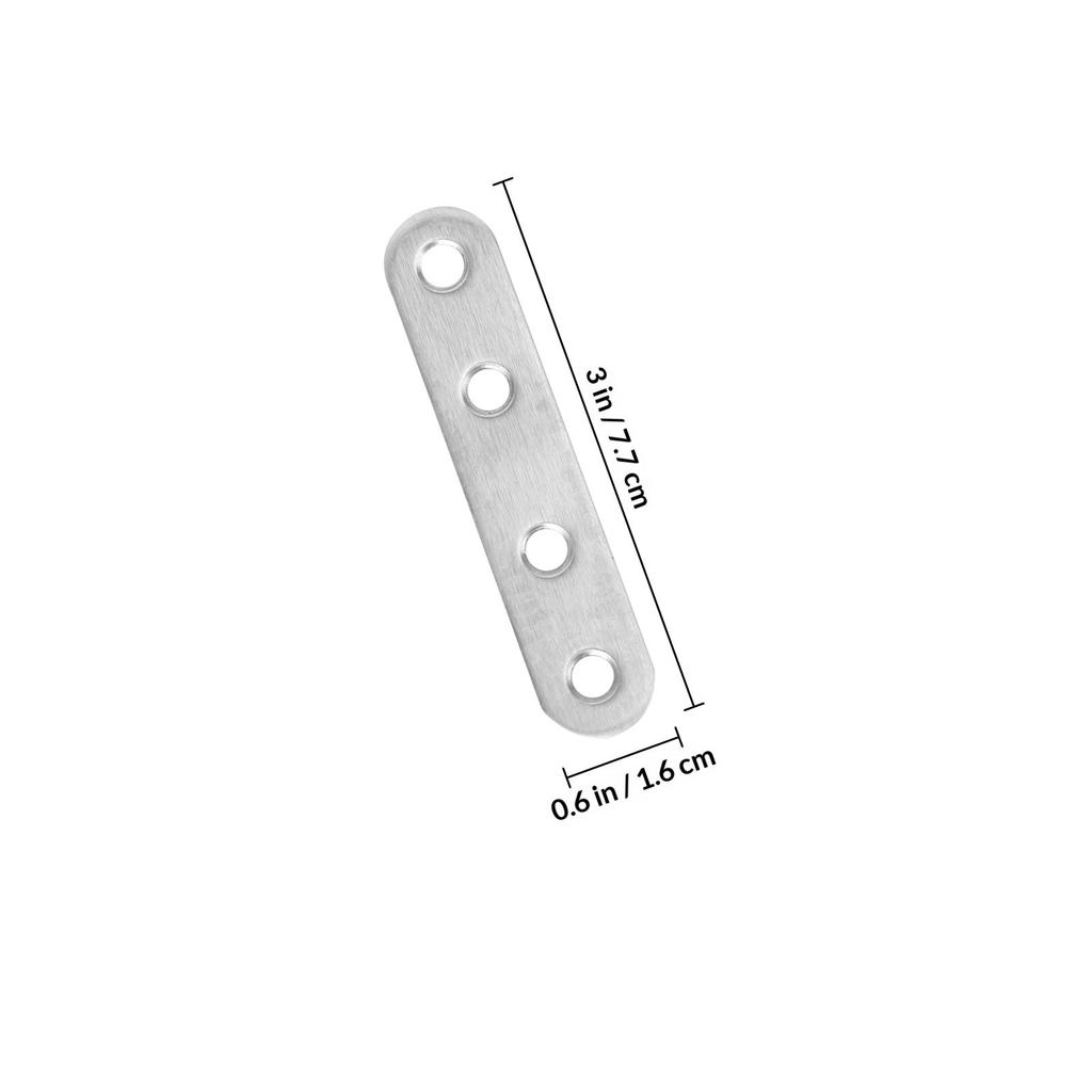 20pcs 77Mm Stainless Steel Corner Bracket Right Angle Brace For Wardrobe Cabinet Furniture Rust-Resistant Durable Metal Braces