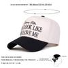 Men Letter Embroidered Patchwork Baseball Cap Outdoor Adjustable Sunscreen Leisure Hat Spring Autumn Travel Tourism Beach Vacation