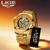 LIGE Military Man Watch Sport Calendar Quartz Watch Men Luxury Chronograph Waterproof Fashion Watches For Men Relogio Masculino