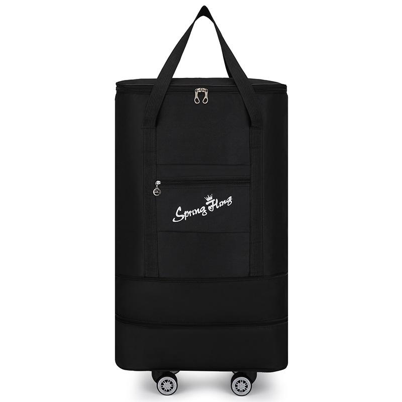 Universal Wheel Luggage Bag Can Carry a Travel Bag with Large capacity and Double-layer Expansion Storage Folding Hand Luggage Bag