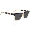 Gucci Grey Rectangular Sunglasses Gg0603s 001 56