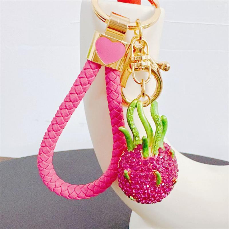 Creative Bling Rhinestone Watermelon Fine Workmanship Portable Bag Pendant Fashion Jewelry Decor Gift For Friends Bag Charm