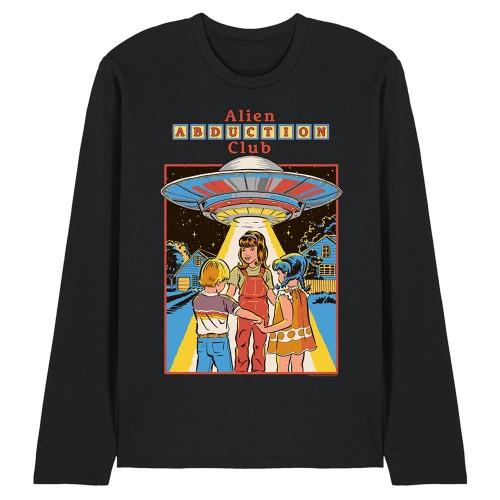 Steven Rhodes Unisex Adult Alien Abduction Club Long-Sleeved T-Shirt