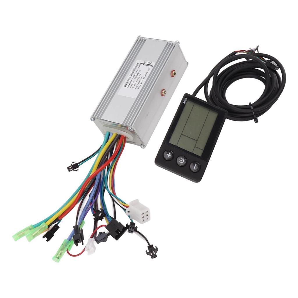 36V 48V 60V 1000W 38A 3 Mode Sine Wave Controller Brushless Motor Controller 866 LCD Display Kit Electric Bike Bicycle