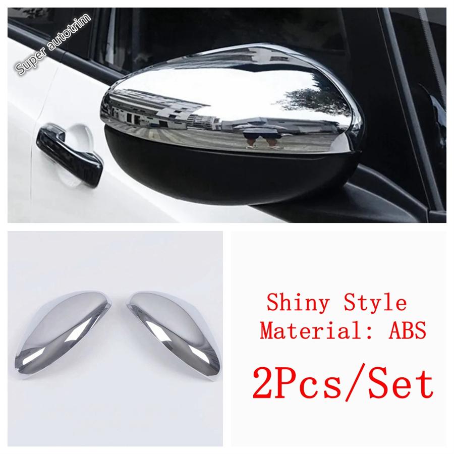 Side Door Rearview Mirror Shell Protection Cover Trim ABS Chrome / Carbon Fiber Accessories For Honda Fit Jazz GR  - 2025