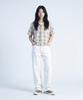 Santokalle Washed Wide Cotton Pants (White)