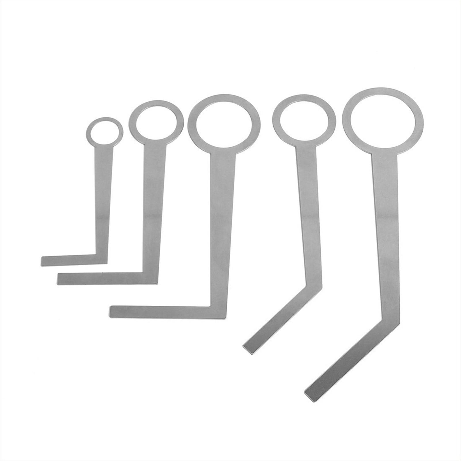 

5Pcs Saxophone Leveling Rings Pad L Shape Key Covers Woodwind Repair Tool for Flute Clarinet Saxophone Easy to Use