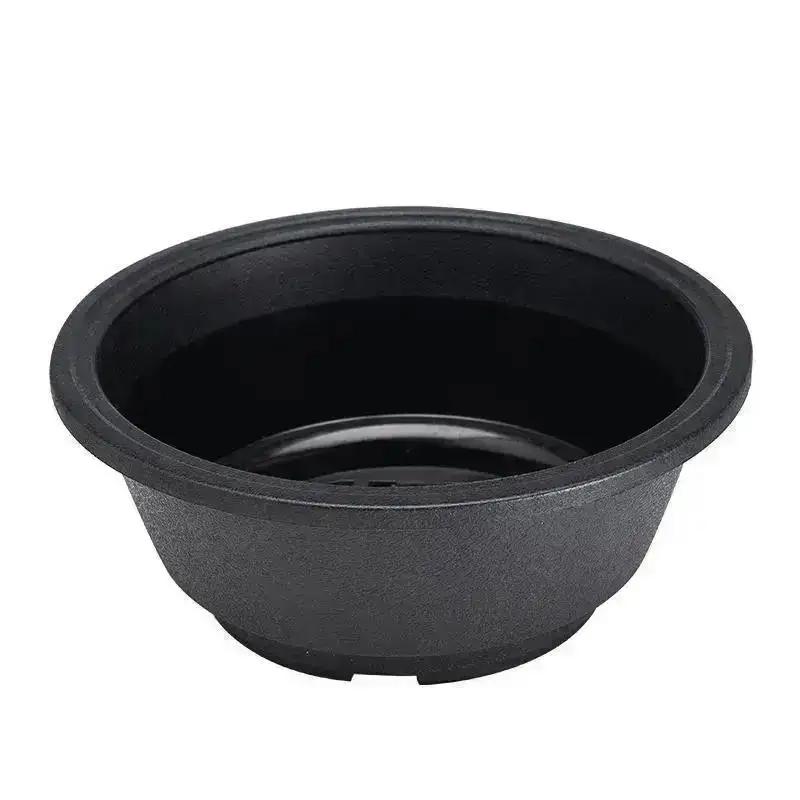 1Pcs Large New Succulent Pot Plastic Round Succulent Flower Pot Dwarf Pot Horticultural Flowerpot Balcony Flower Basket