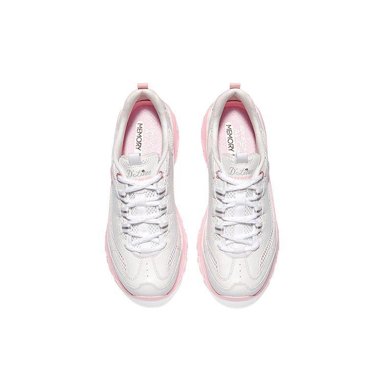 Skechers D'lites 1.0 'Weiß Rosa' Damen 896192-WPK