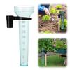 Kunststoff-Regenmesser mit Halter Regenmesser mit 35 mm Fassungsvermögen Einfach zu installieren für Garten, Bauernhof, Rasen, Außenbereich