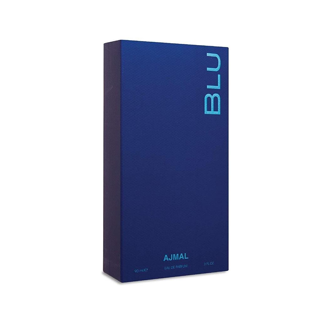 Ajmal Blu Eau De Parfum Long Lasting Scent Spray 90ml For Men JT2706-2%