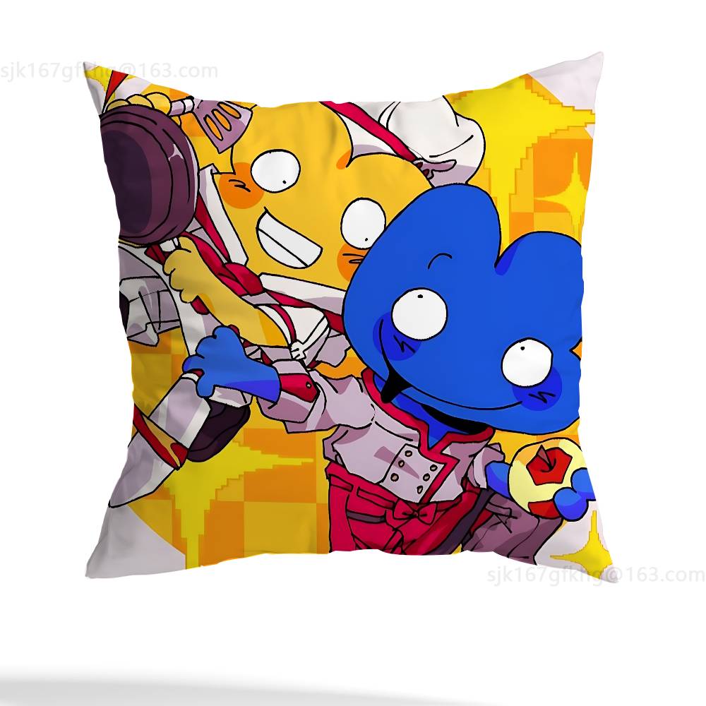Funny Bfb X and Four pillowcase casual style decoration, suitable for home decoration (excluding pillow core)