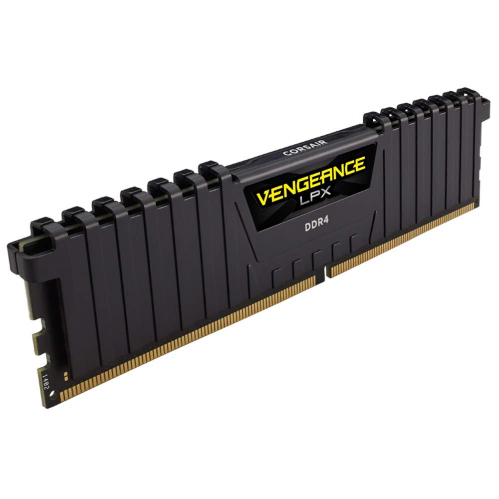 CORSAIR VENGEANCE LPX DDR4 Memory 16GB x Maximum 3600MHz Intel XMP Compatible CL18 Desktop PC Black CMK16GX4M2D3600C18 (8GB 2)