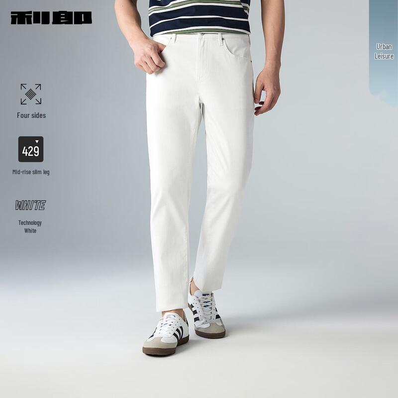 Lilang Men s Four-Way Stretch Slim Tapered Jeans 175/84A