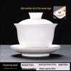 Youluo Ceramic Gaiwan Teacup with Hover Rotating Lid