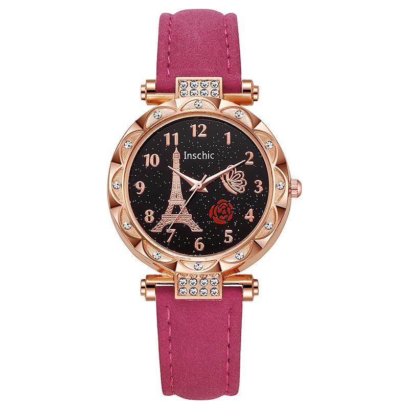 Fashionable decorative watch Korean Style Simple Casual Women's Watch Gift Fashion Personality Gift Small and Exquisite Women's Quartz Watch