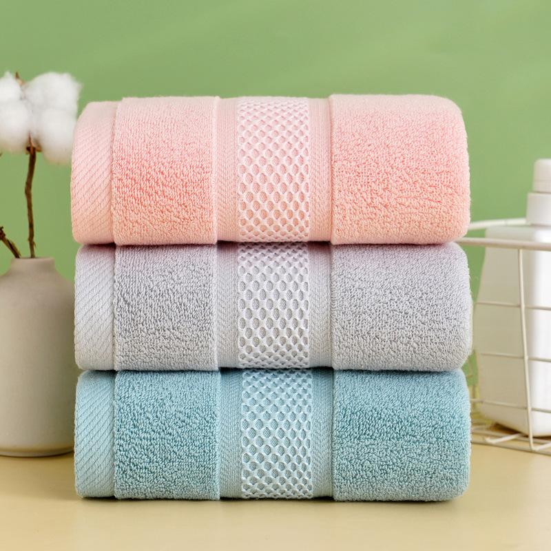 Towel bath towel set towel combination cotton soft absorbent pure cotton wash face wipe hands bath dry hair adult men and women thickened