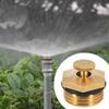 8/20Pcs G12 Brass Tiny Sprinkler Nozzles 360-degree Adjustable Horizontal Spray Nozzles Garden Irrigation Watering Tools