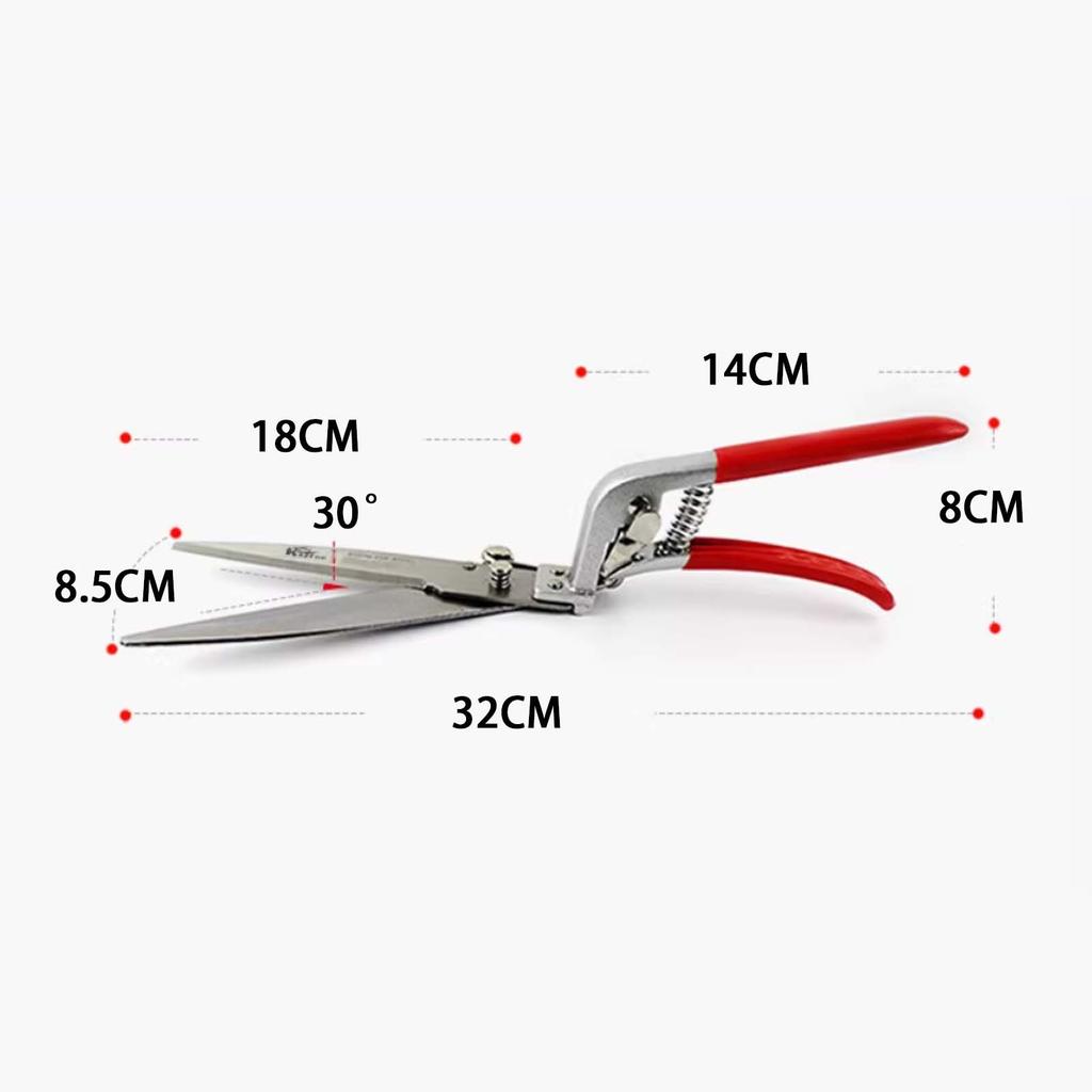 Professional Stainless Steel Gardening Scissors, Household Lawn Flowers Leaves Trimming Shears