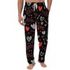 Men's Casual Pajama Pants with Pockets Valentine's Day Long Pants