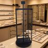 Powder-Coated Rotating Eyeglass Display Rack Compact Easy