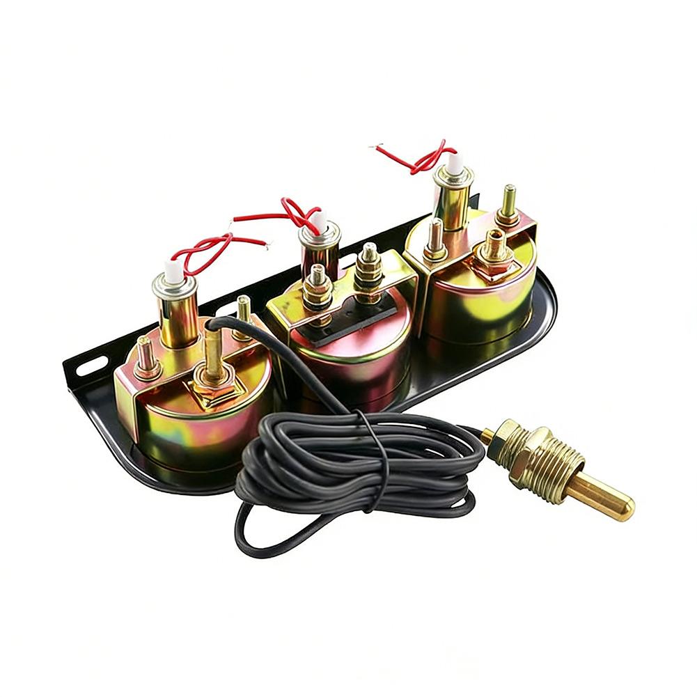 52mm 24V Triple Gauge Cluster Combined Hydraulic Pressure Water Flow Temperature Water Temperature, Oil Pressure, Fuel Level China Mainland