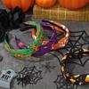 Horrible Top Knot Headband Festival Wear Ghost Print Hairband Pumpkin Head Headband  Trick or Treat