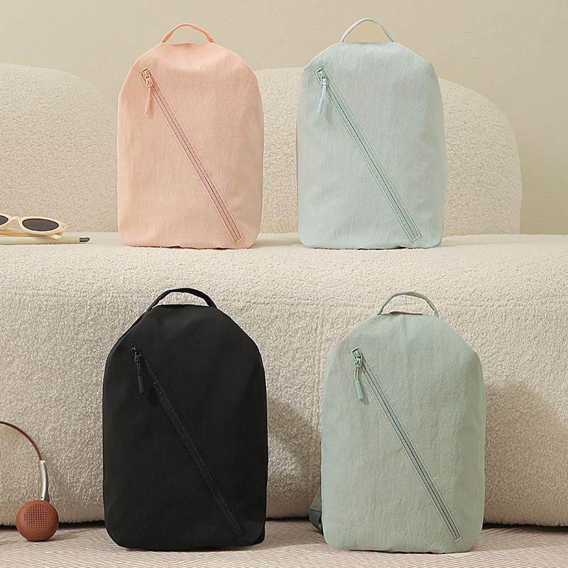Lightweight Nylon Travel Backpack With Cube Shape For Outdoor Sports And Storage