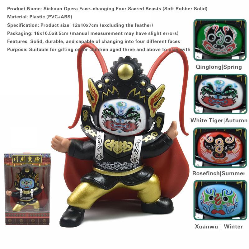 Doll ornament Masked Doll Sushi Tourist souvenirs children's gift Chinese traditional doll Face-changing in Sichuan Opera
